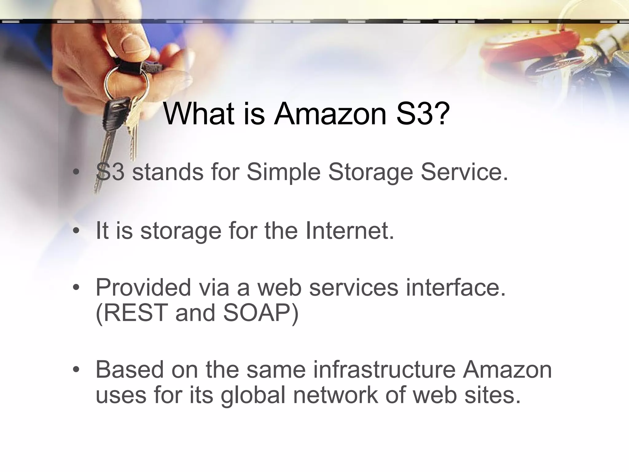 Intro to Amazon S3 | PPT