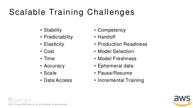 Amazon sage maker infinitely scalable machine learning algorithms