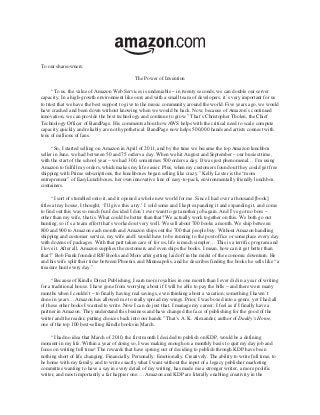 Amazon shareholder letters 1997 2011