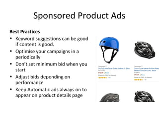 Amazon Sponsored ads Best Practices | PPT