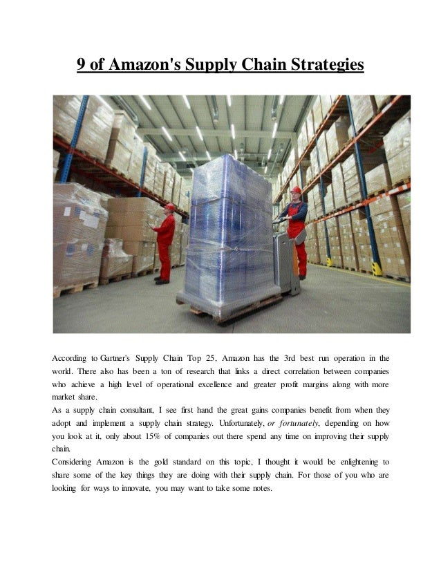 Amazon supply chain strategy
