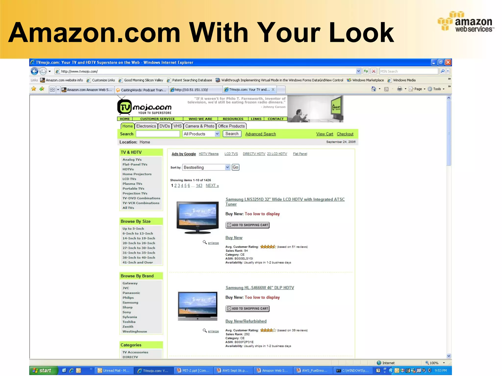 Amazon.com With Your Look
 