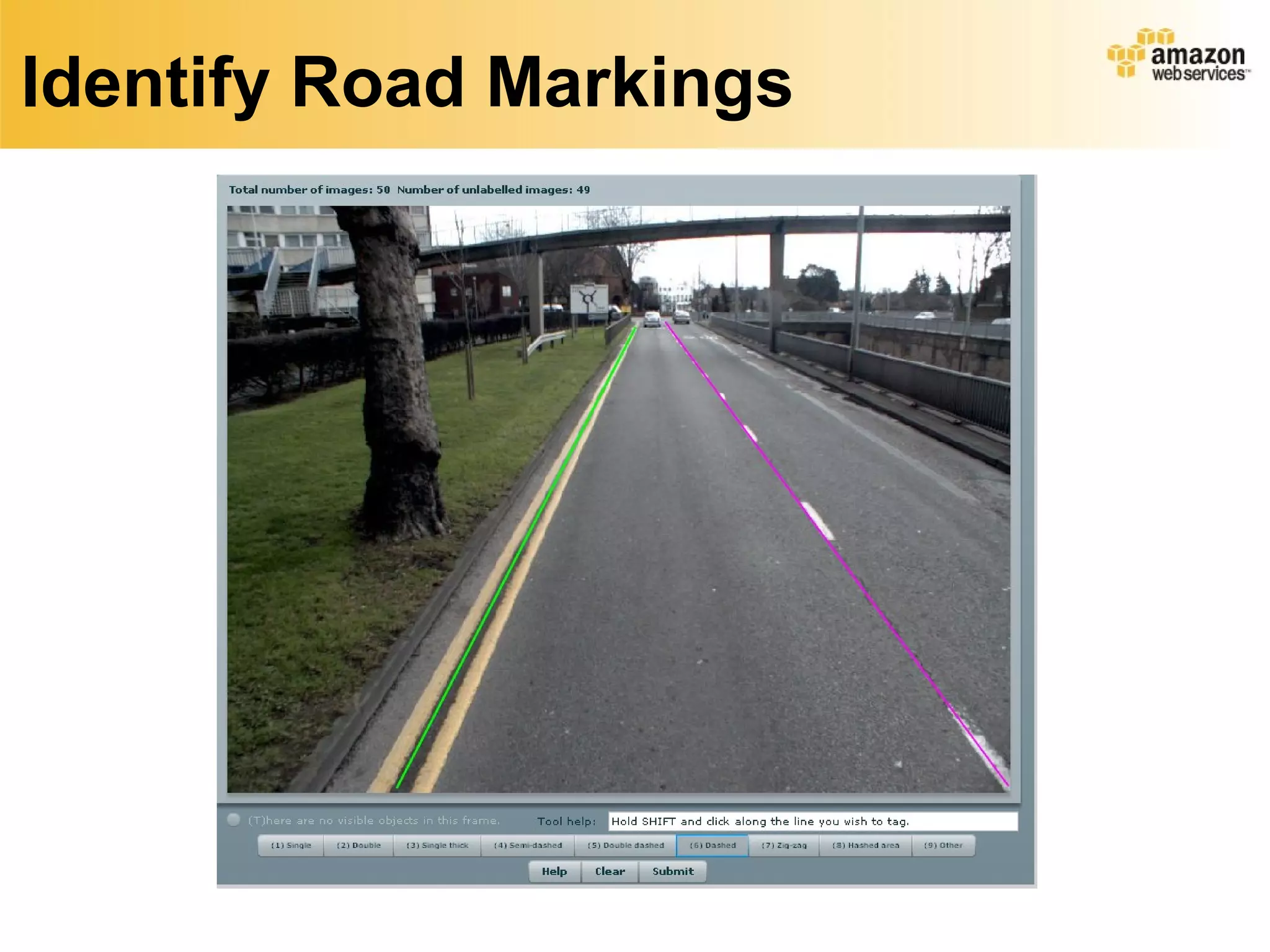 Identify Road Markings
 