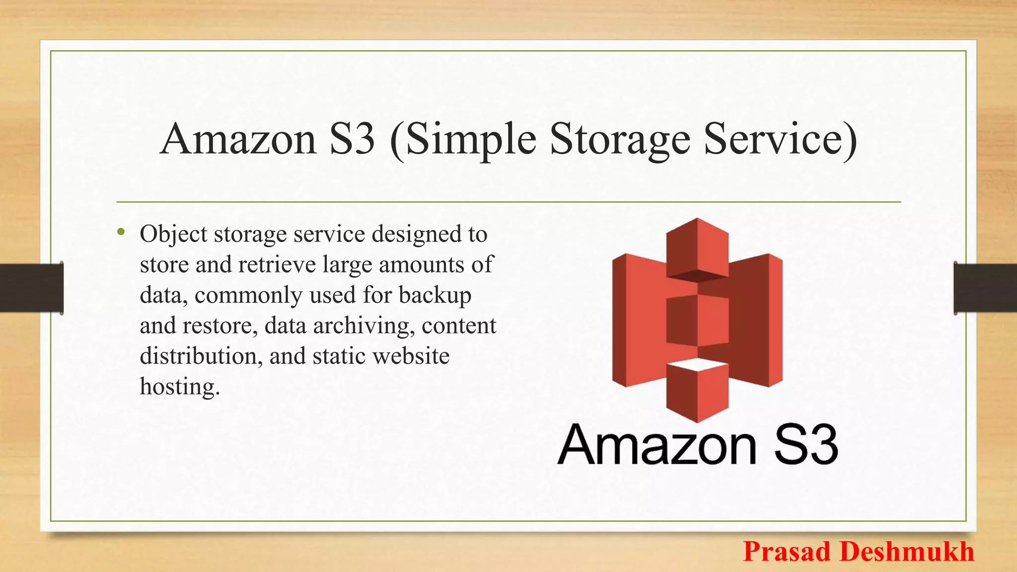 Amazon web services ppt