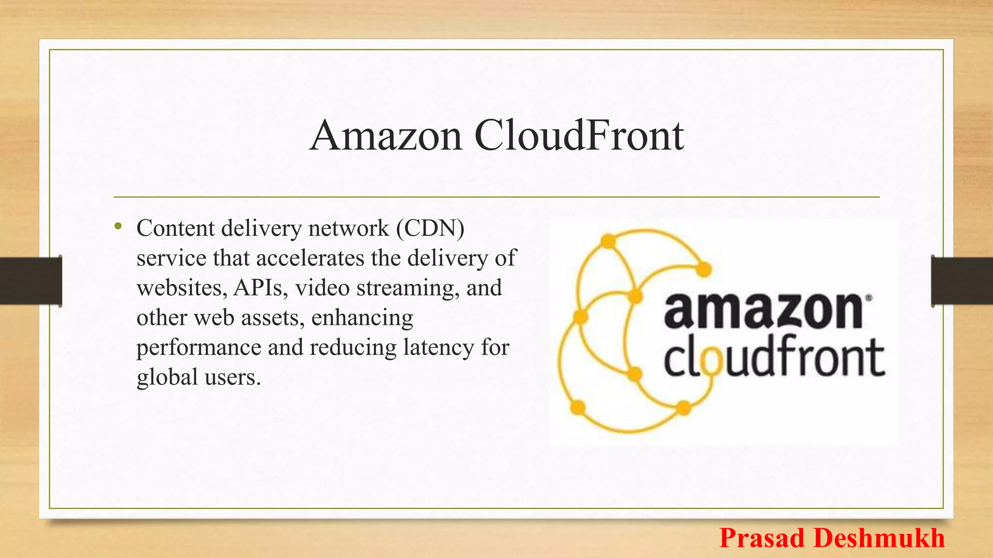 Amazon web services ppt