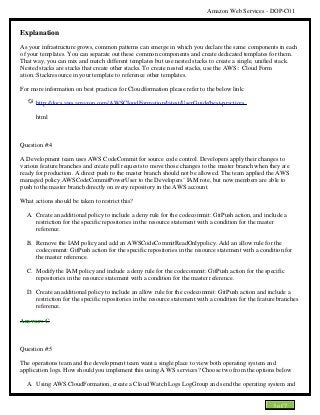 DOP-C01関連日本語版問題集