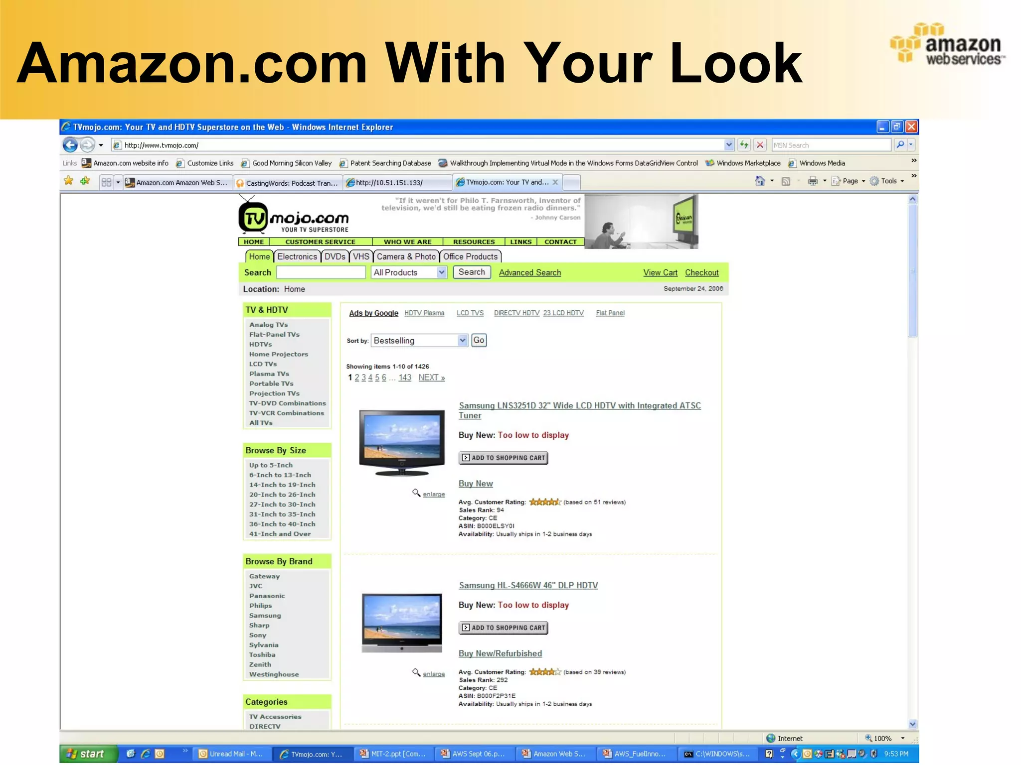 Amazon.com With Your Look 