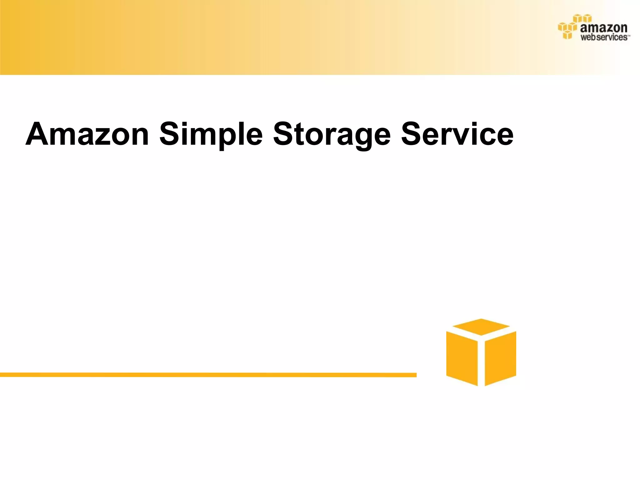 Amazon Simple Storage Service 