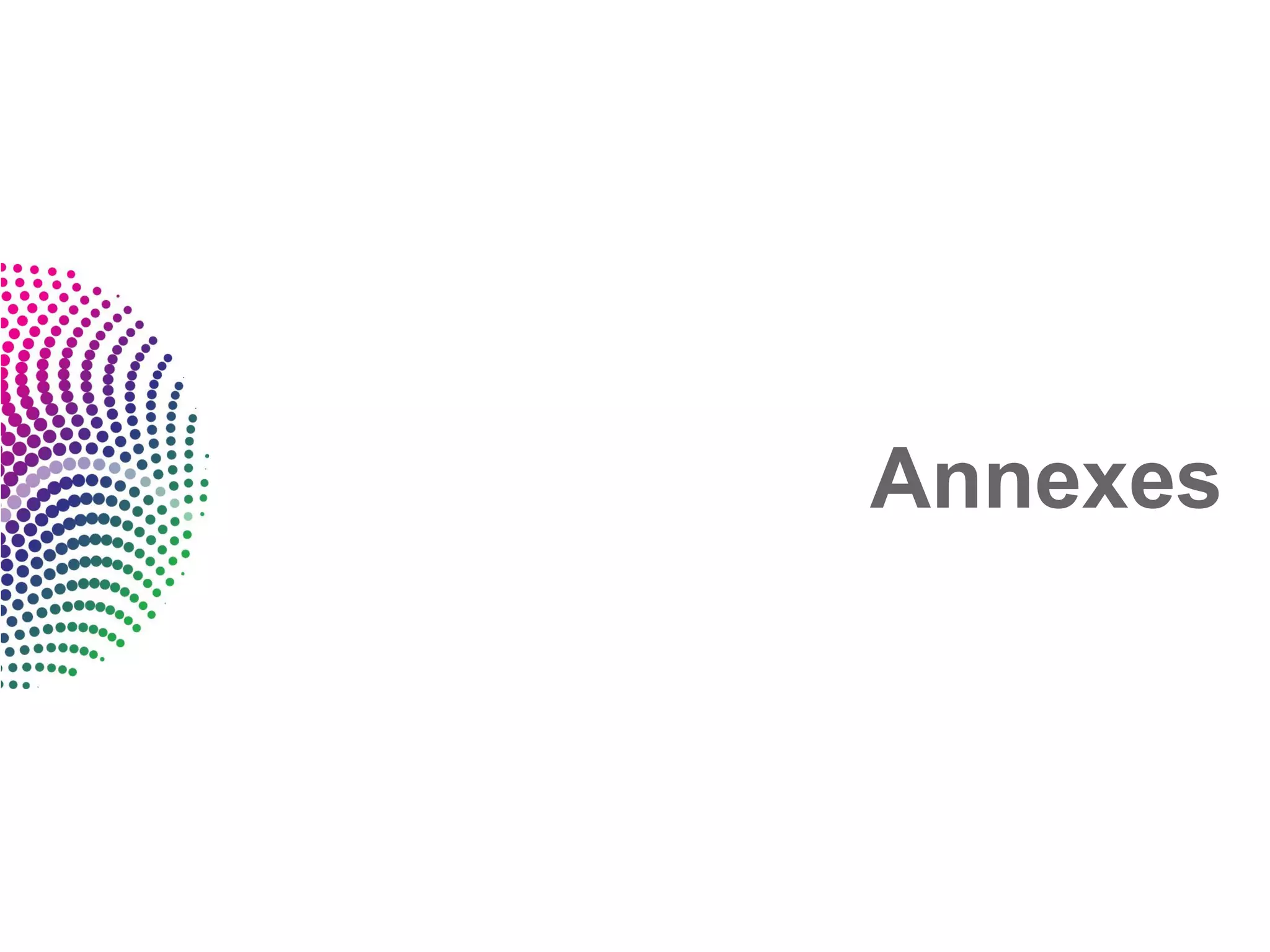 Annexes
 