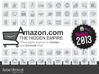 •••




        mazon.com
      THE HIDDEN EMPIRE
      Three digital engines to reshape
      and dominate retail
 