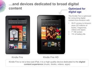 …and devices dedicated to broad digital
content                         Optimized for
                                    ...