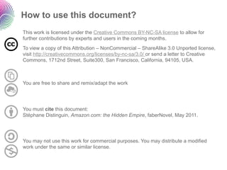 How to use this document?
This work is licensed under the Creative Commons BY-NC-SA license to allow for
further contribut...