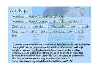 Een kaleidoscoop aan kansen (web 2.0 voor het onderwijs)