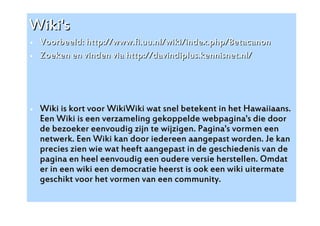 Een kaleidoscoop aan kansen (web 2.0 voor het onderwijs)