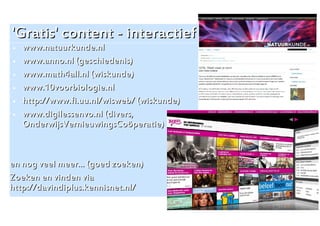 Een kaleidoscoop aan kansen (web 2.0 voor het onderwijs)