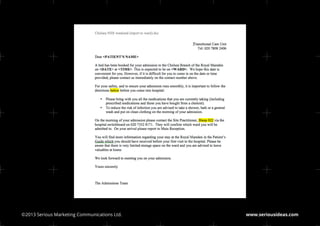 ©2013 Serious Marketing Communications Ltd.	   www.seriousideas.com
 