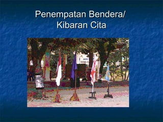 Penempatan Bendera/Penempatan Bendera/
Kibaran CitaKibaran Cita
 