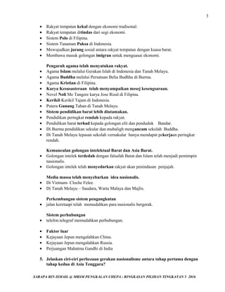 3
• Rakyat tempatan kekal dengan ekonomi tradisonal.
• Rakyat tempatan ditindas dari segi ekonomi.
• Sistem Polo di Filipi...