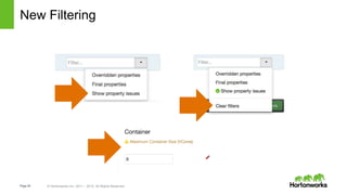 Page20 © Hortonworks Inc. 2011 – 2015. All Rights Reserved
New Filtering
 