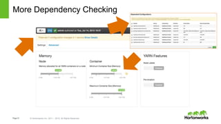 Page21 © Hortonworks Inc. 2011 – 2015. All Rights Reserved
More Dependency Checking
 