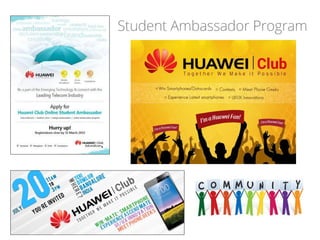Huawei Club - Community Activity & Student Program