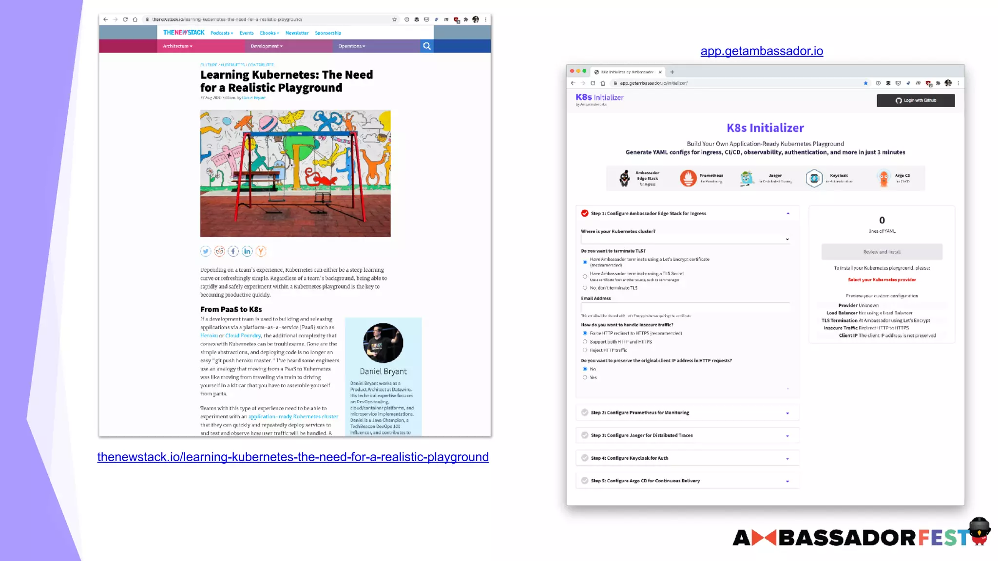 app.getambassador.io
thenewstack.io/learning-kubernetes-the-need-for-a-realistic-playground
 