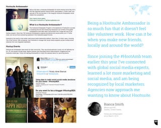 Hootsuite Ambassador Yearbook