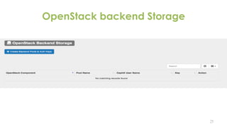 OpenStack backend Storage
25
 