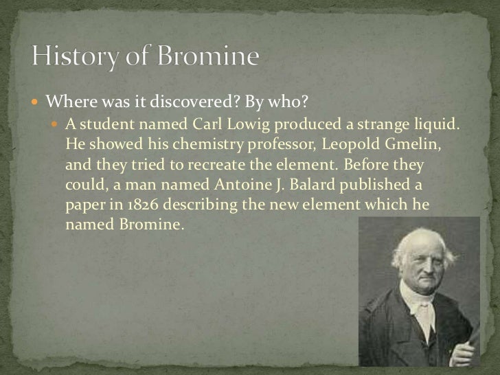 Bromine (Amber Boyers)