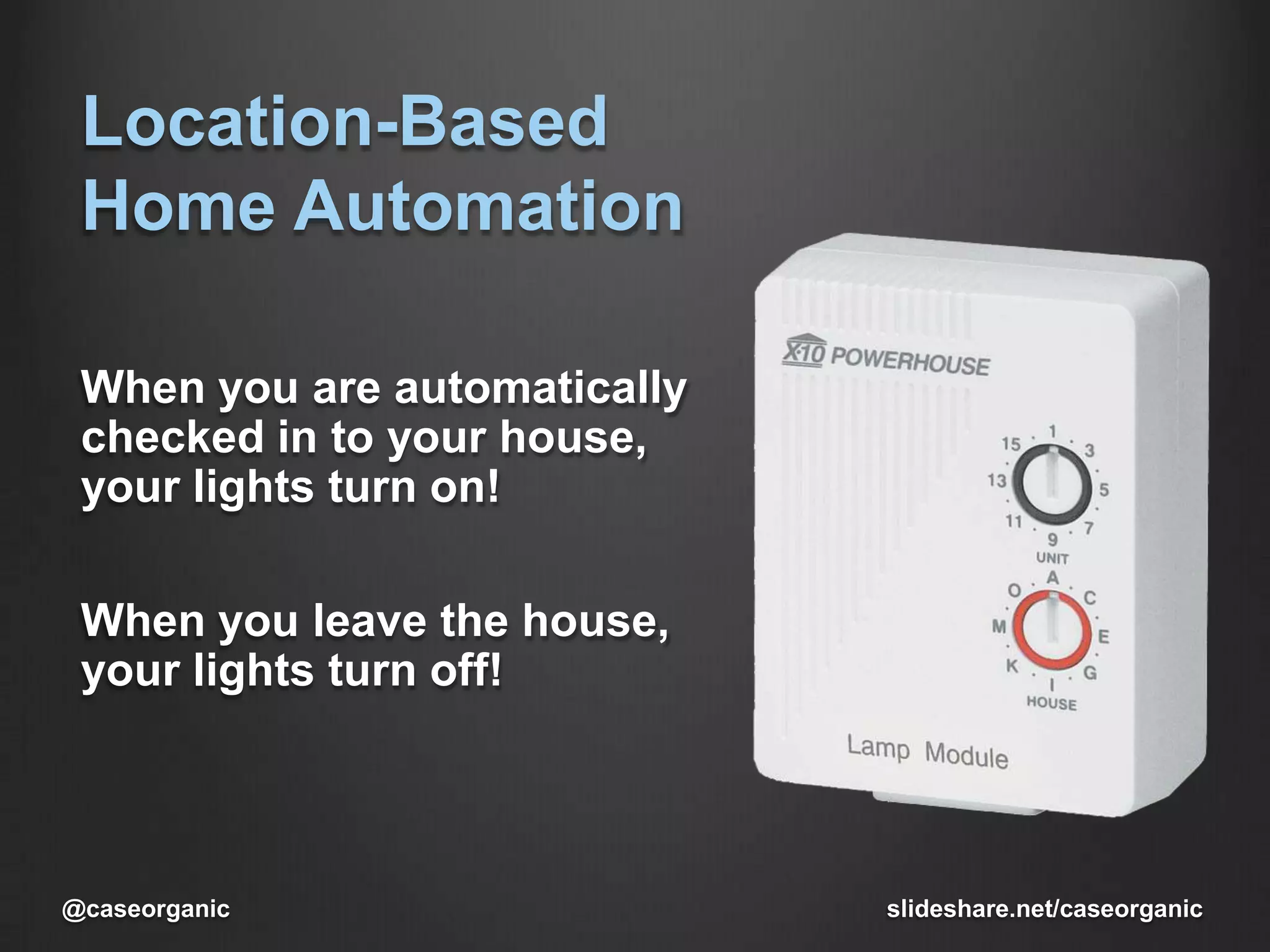 Notify users when they are near another user.geoloqi.org/API/trigger/create@caseorganic