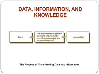 The Process of Transforming Data into Information

 