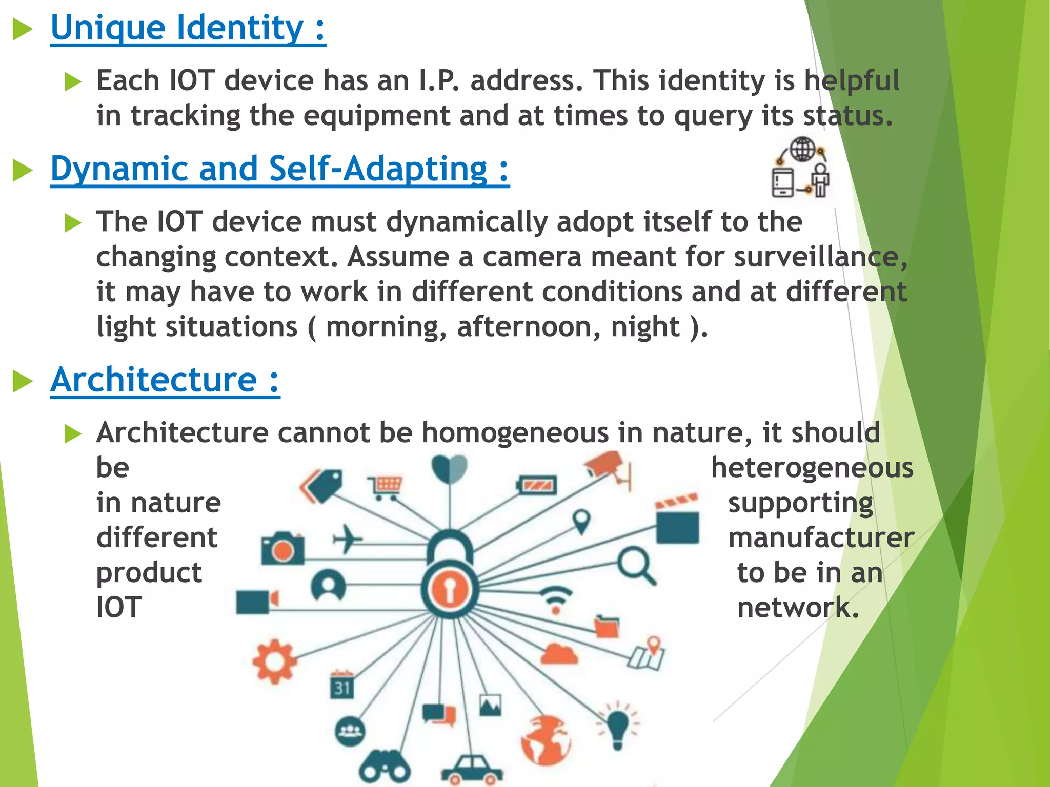 Iot and characteristics of iot ppt