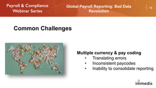 Payroll & Compliance: Global Payroll Reporting - What Good Looks Like | PDF