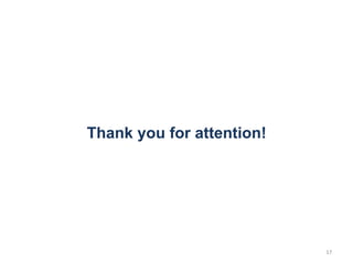 17	
  
Thank you for attention!
 