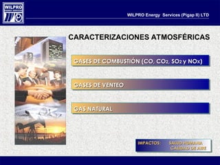 Wilpro Environmental Impact and Monitoring Program of WILPRO Energy Services ...