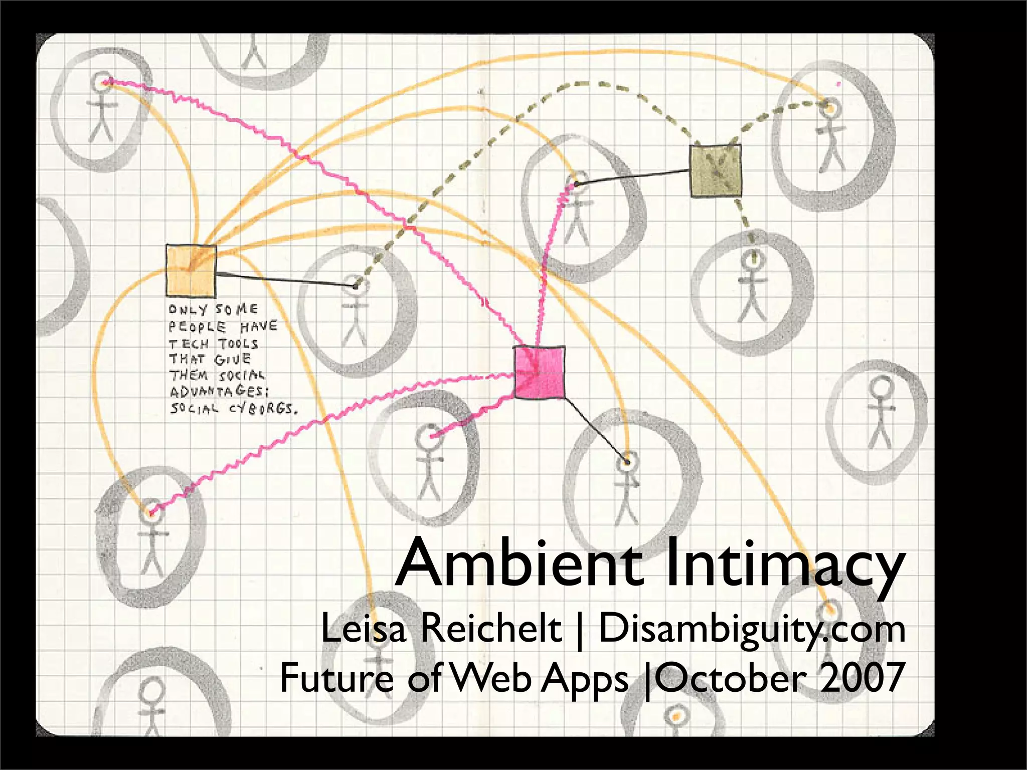 Ambient Intimacy (FOWA 07)