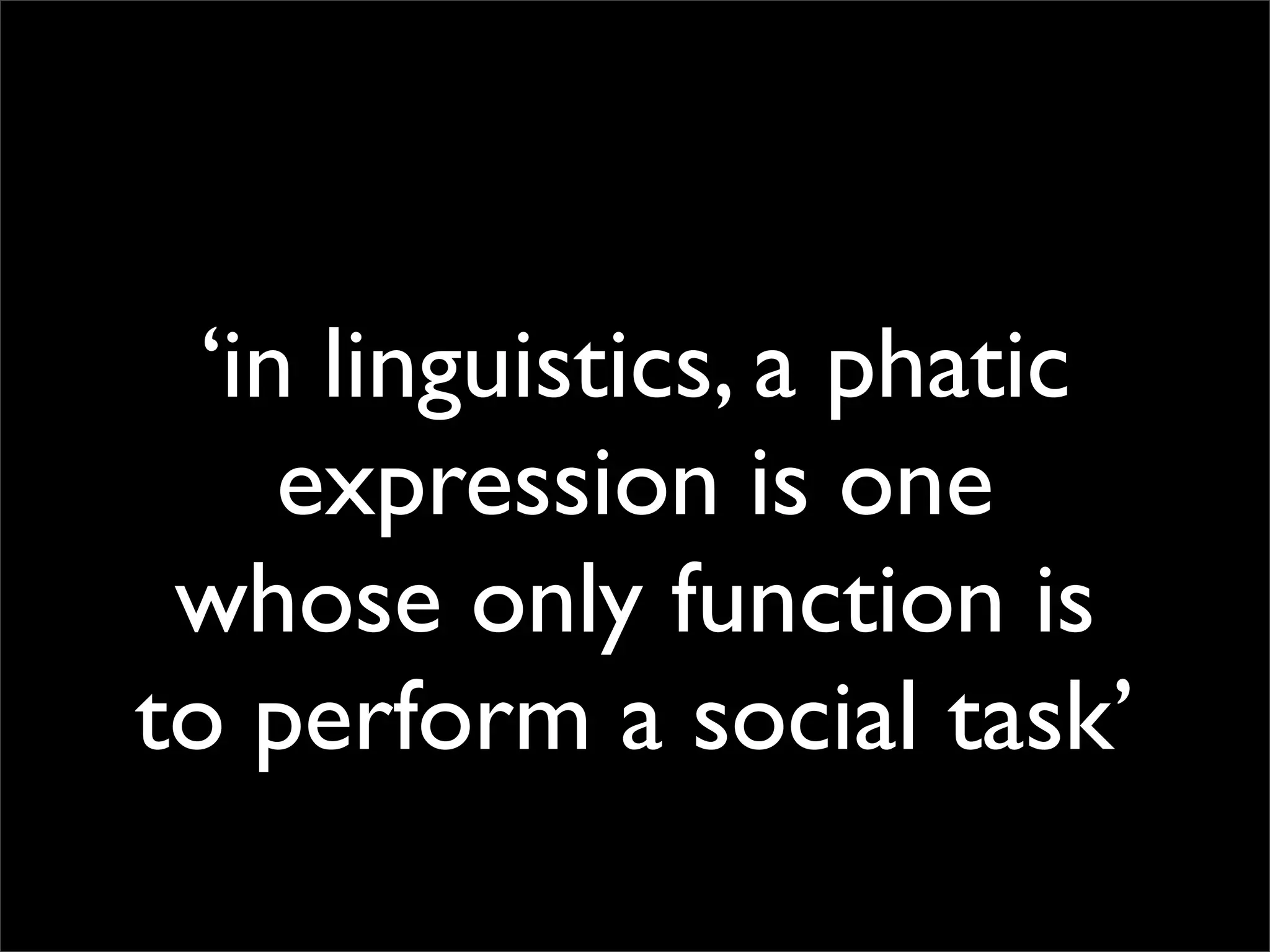 Ambient Intimacy (FOWA 07)