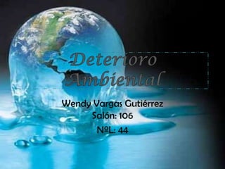 Wendy Vargas Gutiérrez
     Salón: 106
       NºL: 44
 