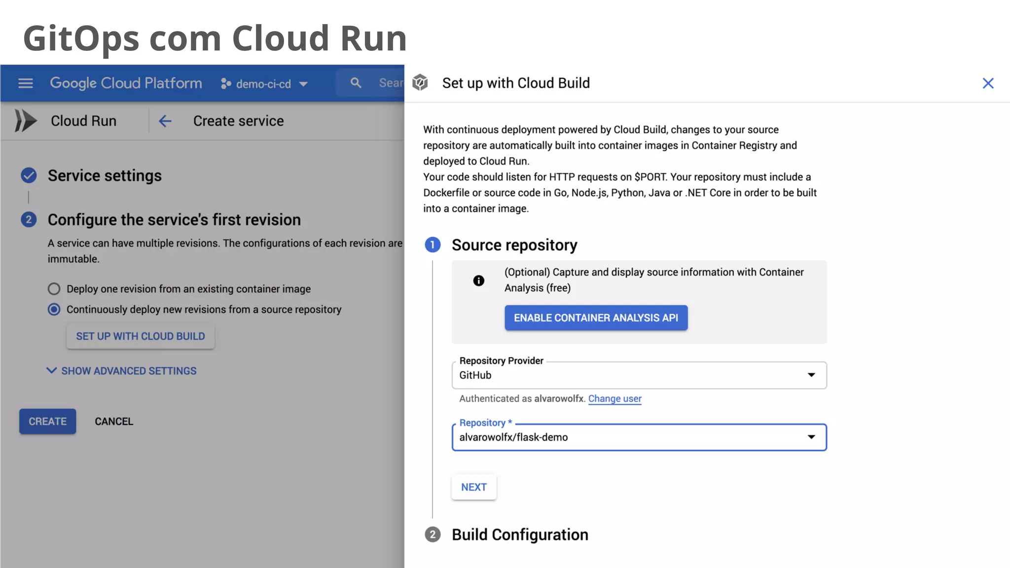 34
GitOps com Cloud Run
 