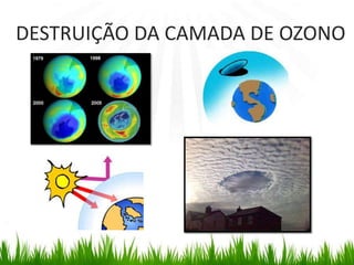 DESTRUIÇÃO DA CAMADA DE OZONO