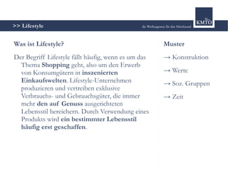 Lifestyle Trends im Handel