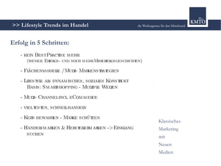 Lifestyle Trends im Handel