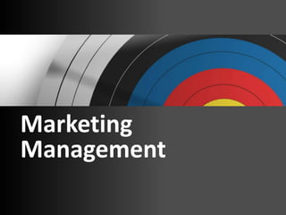 Marketing
Management
 