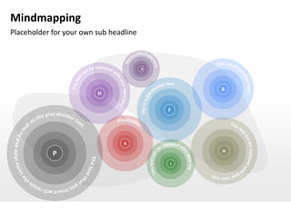 Mindmapping
Placeholder for your own sub headline



                                        D



                                                B
                         H

                                            F




                                 A
                                                M
            P
                                            L
 