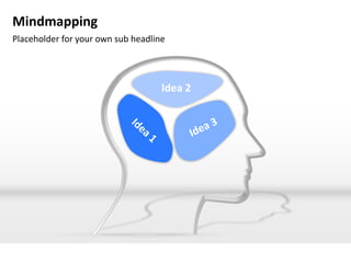 Mindmapping
Placeholder for your own sub headline




                                    Idea 2
 