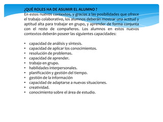 Nuevos ambientes de aprendizajeCarmen Barría 