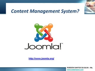 ROBSON SANTOS DA SILVA – Ms.
www.eadamazon.com
 