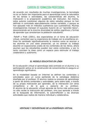 Ambientes virtuales de aprendizaje