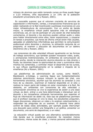 Ambientes virtuales de aprendizaje