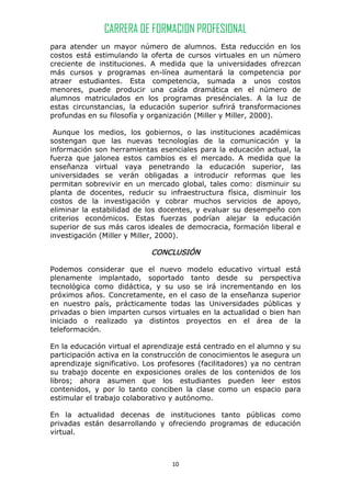 Ambientes virtuales de aprendizaje